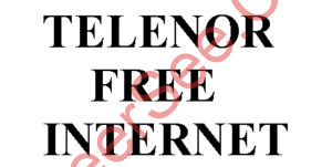 TELENOR FREE INTERNET