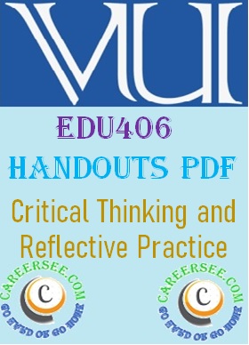 EDU406 Handouts pdf download