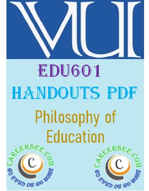 EDU601 Handouts pdf download