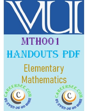 MTH001 Handouts pdf 