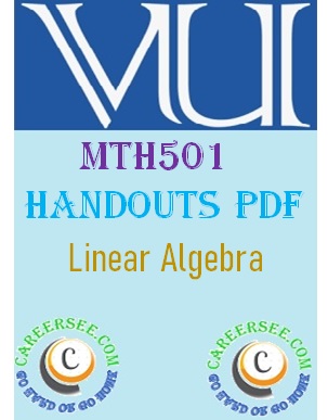 MTH501 Handouts pdf
