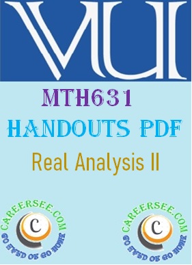 MTH631 Handouts pdf 