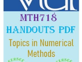 MTH718 Handouts pdf