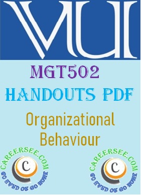 MGT502 Handouts pdf 