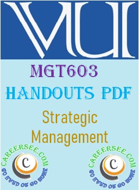 MGT603 Handouts pdf